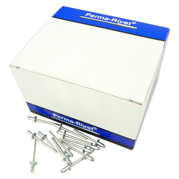 Thread Kits® P59466 PermaRivet™ 1/4" x 1/2" SAE Steel Medium Head Silver Blind Rivets (100