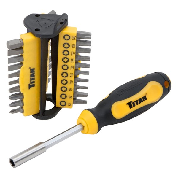 Titan Tools® 32972 31piece Multi Material Handle MultiBit Screwdriver Kit
