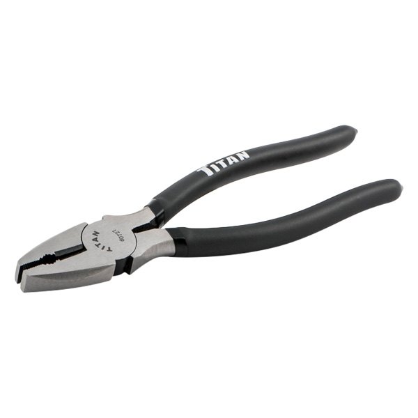 Titan Tools® 60727 8" Dipped Handle Combination Jaws Linemans Pliers