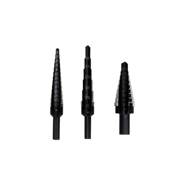 IRWIN® 10225 Unibit™ 4piece HSS Step Drill Bit Set