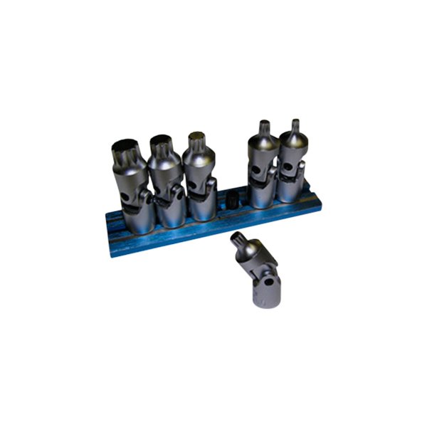 VIM Tools® UJXZN100 1/4" Drive Triple Square UJoint Bit Socket Set 6