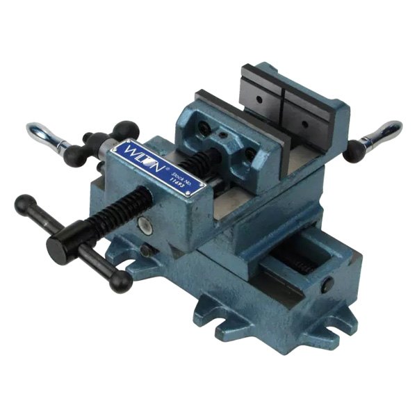 Wilton® 11698 8" Flat and VGroove Jaws Cross Slide Drill Press Vise