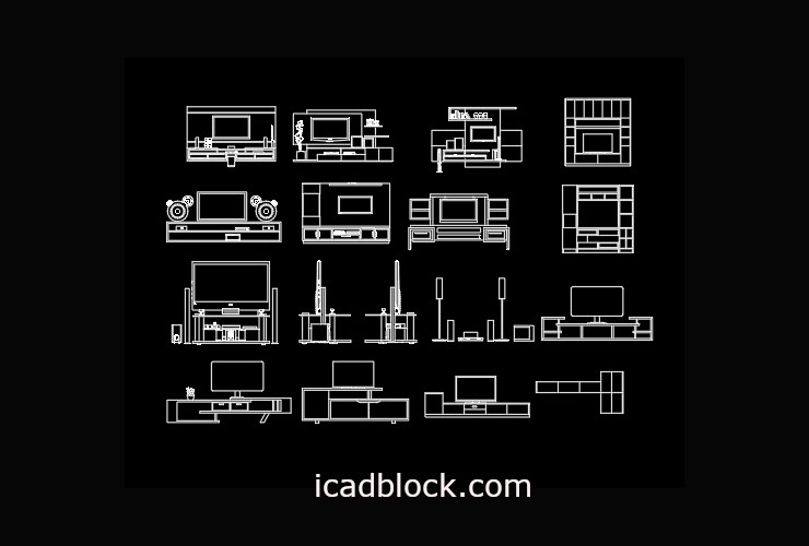 Dressing Table CAD Block In DWG ICADBLOCK, 49 OFF