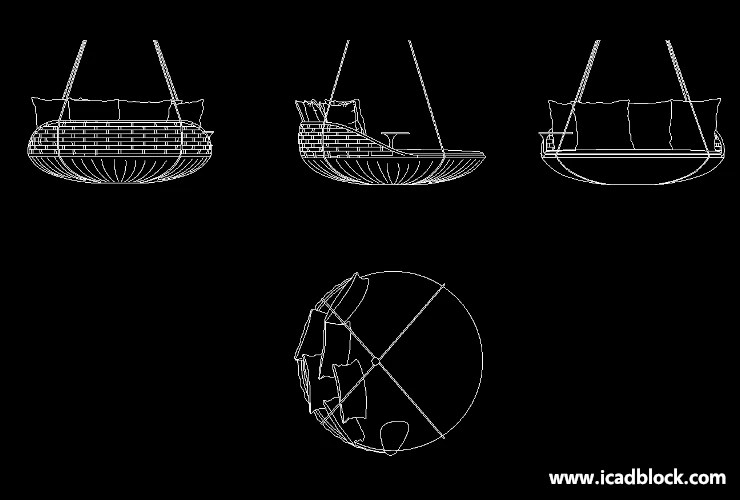 Hanging Chair DWG CAD Block In Autocad Download Free Cad, 47 OFF