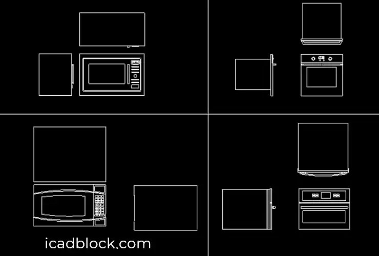 Commercial Oven DWG CAD Block In Autocad Download Free Cad, 46 OFF