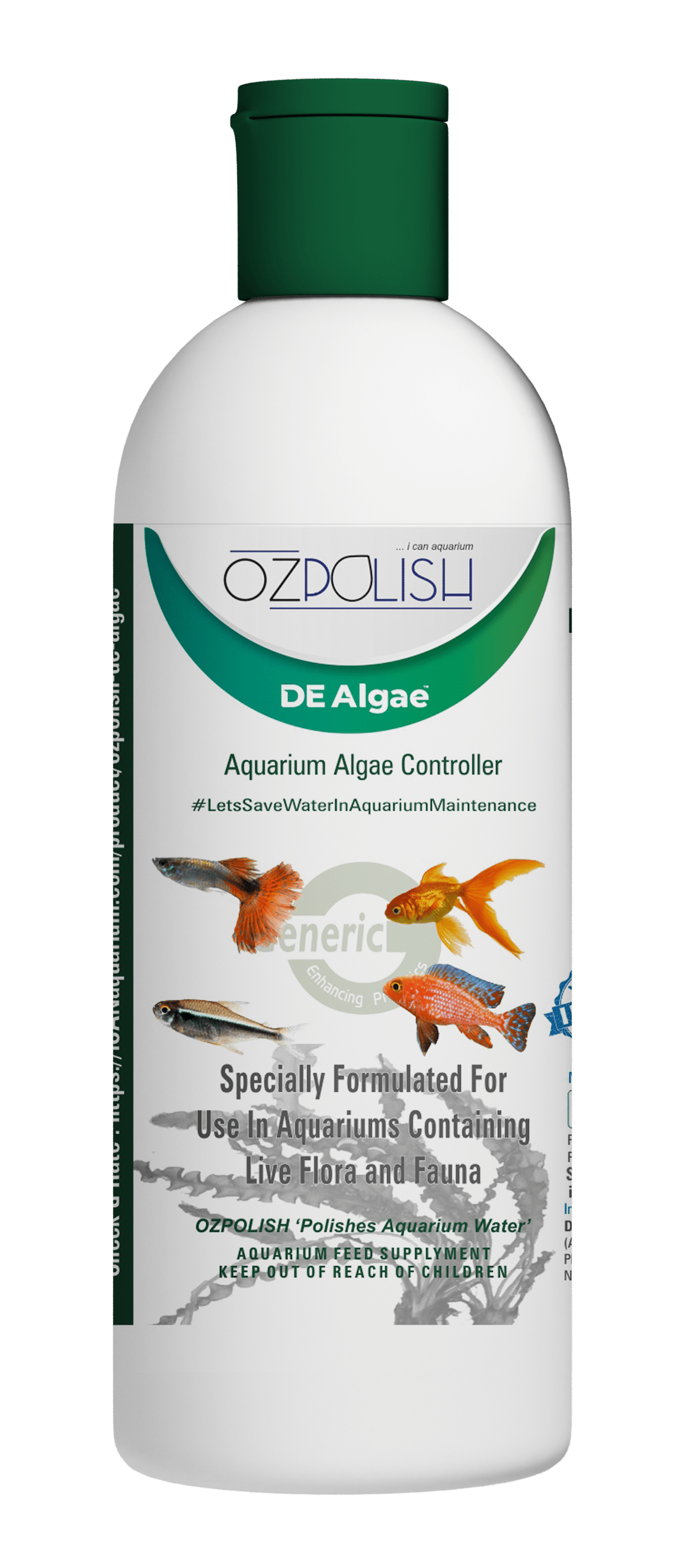 OZPOLISH De Algae Aquarium liquid algae remover/ scraper
