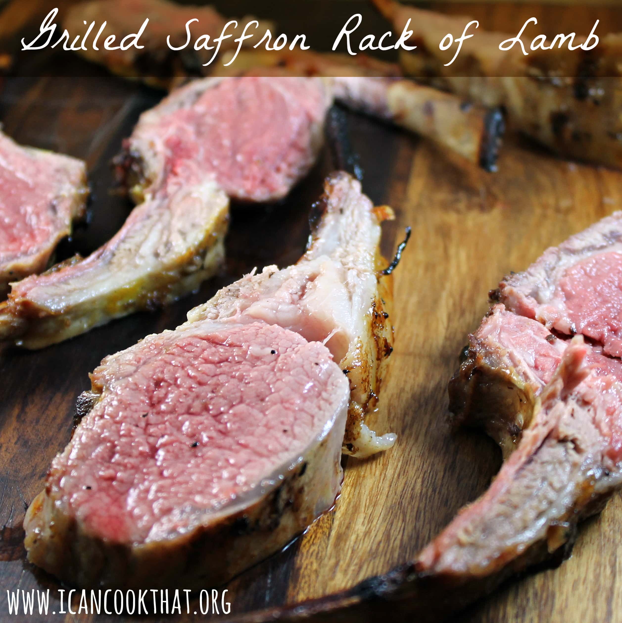 Grilled Saffron Rack of Lamb Recipe I Can Cook That