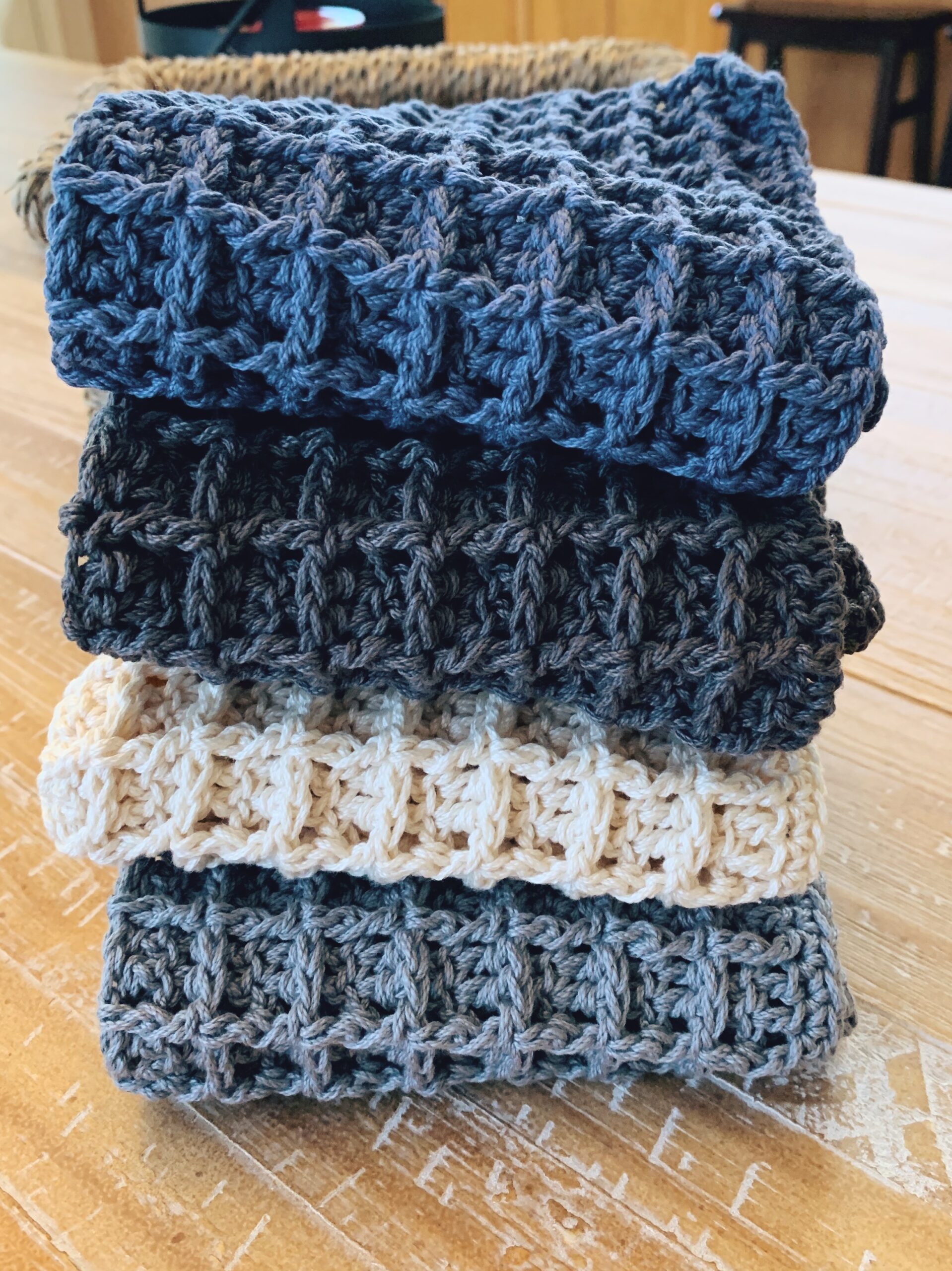 AllPurpose Waffle Stitch Crochet Dishcloths I Can Crochet That