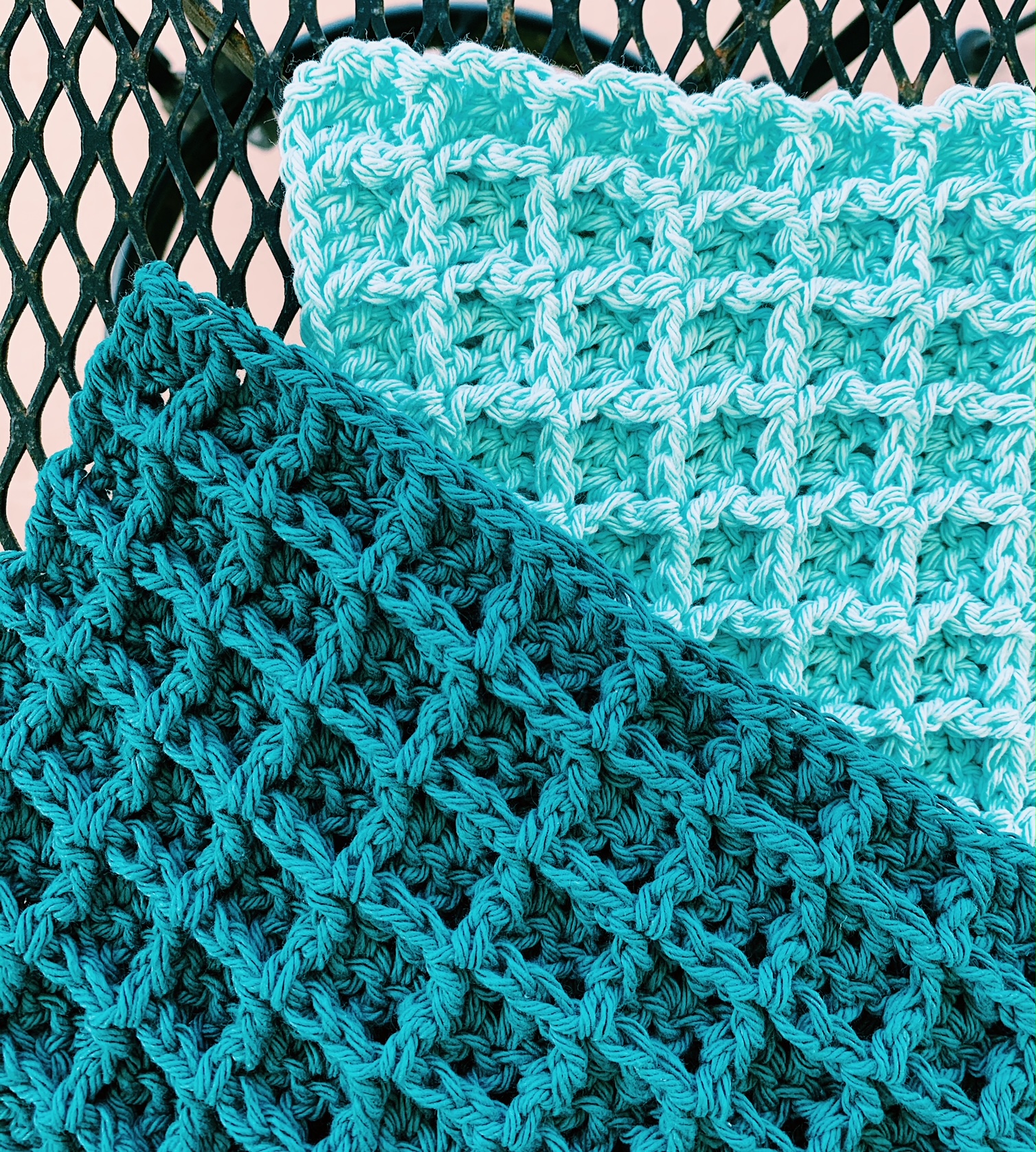AllPurpose Waffle Stitch Crochet Dishcloths I Can Crochet That