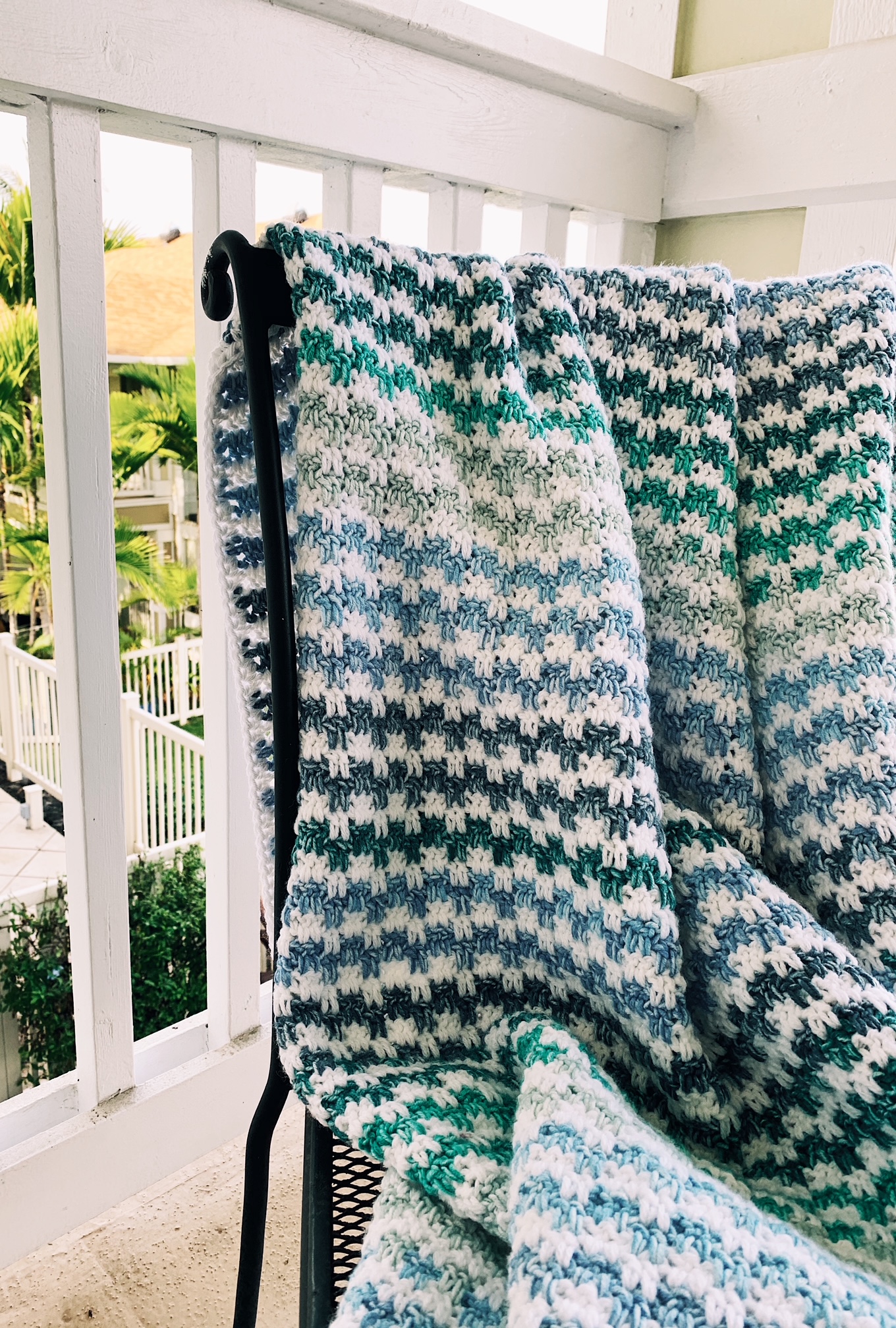 The Lanai Blanket A Beautifully Textured Crochet Blanket Pattern