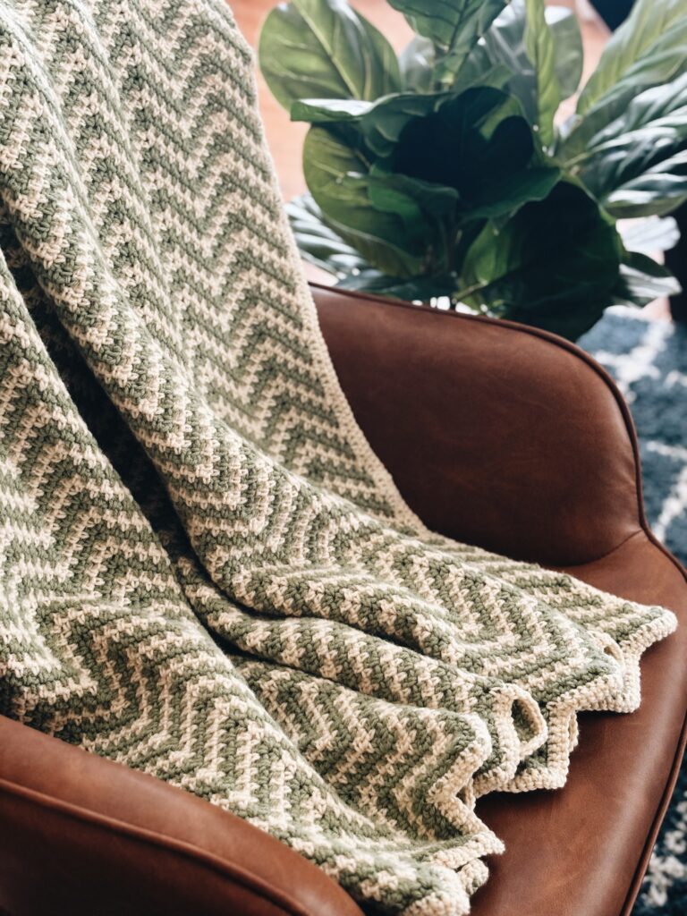 10 Stunning TwoColor Crochet Blanket Patterns I Can Crochet That