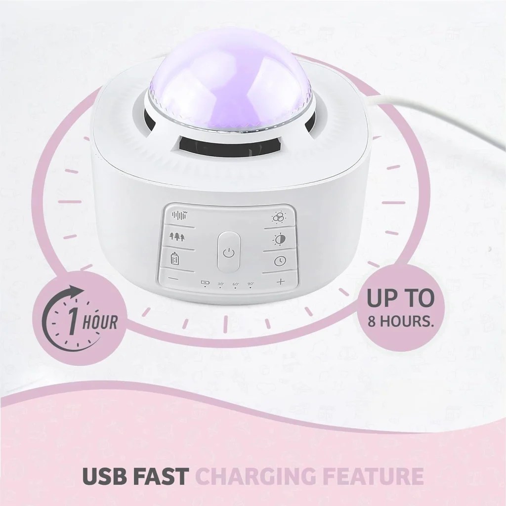 RGB Night Light White Noise Machine CS7 icanowtech