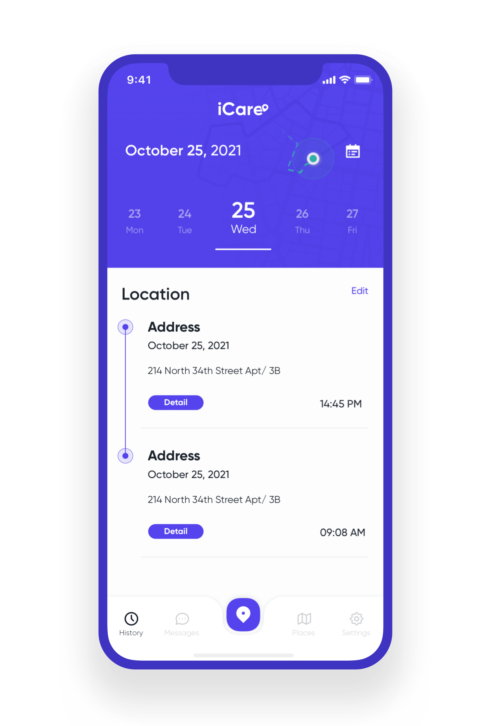 iCare Location Finder Location Tracking
