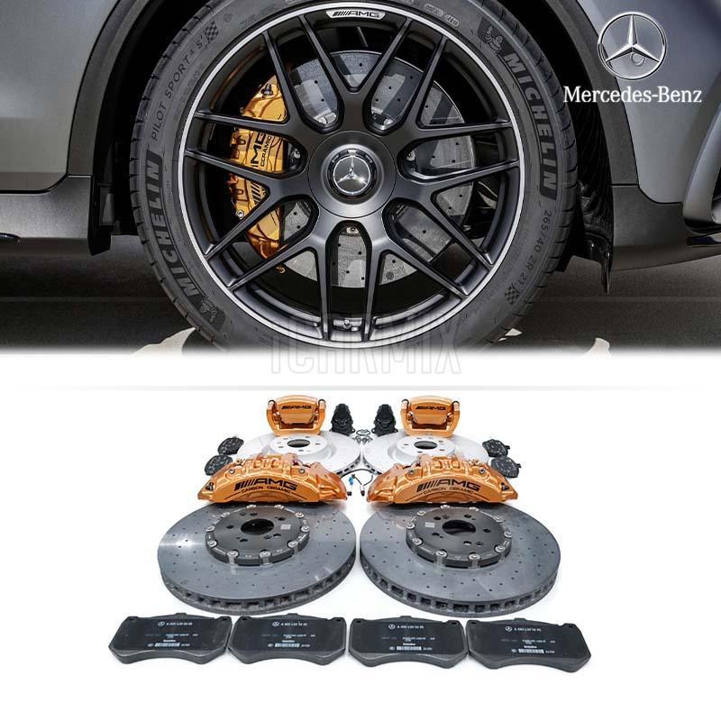 Genuine Mercedes Benz AMG GLC63S Carbon Ceramic Brake Kit (Front 6 Pot