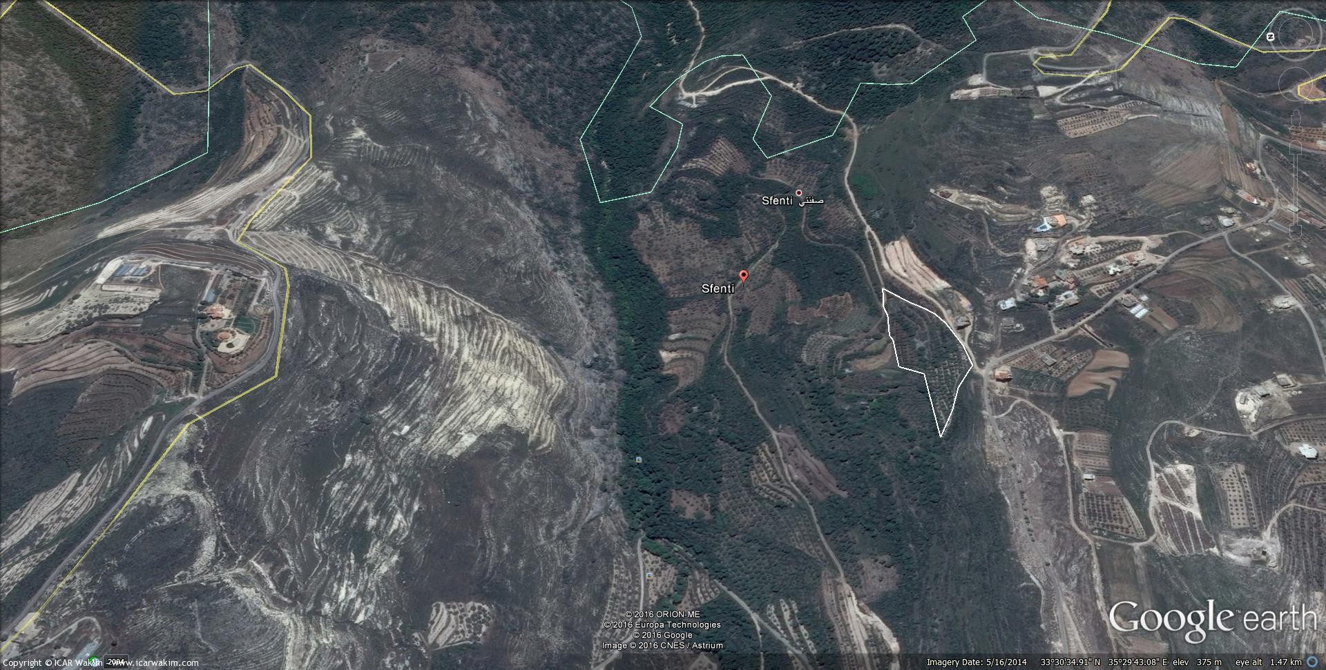 Land For Sale In Sfenti Jezzine ICAR Wakim