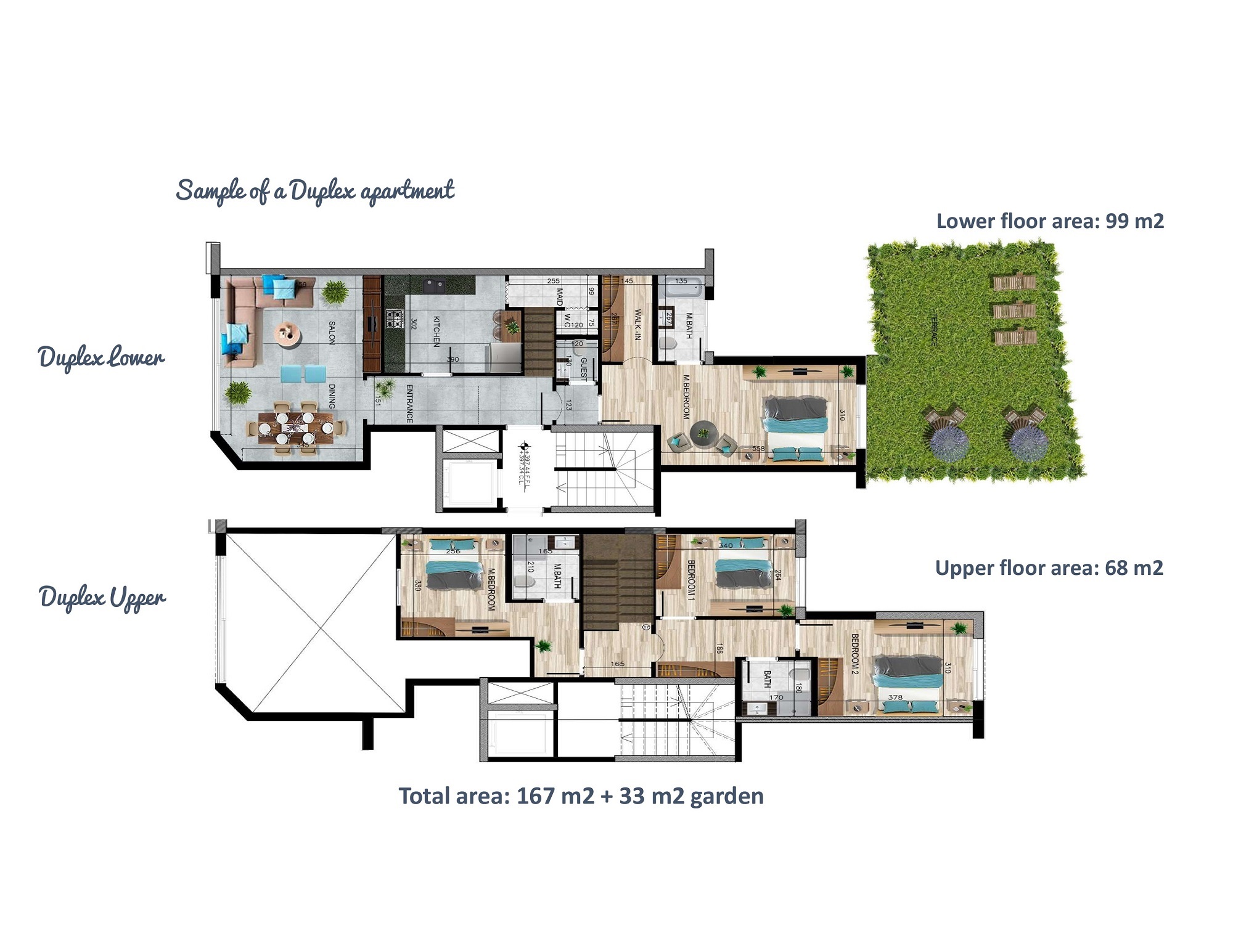 Sea View Duplex Apartment For Sale In Jamhour ICAR Wakim