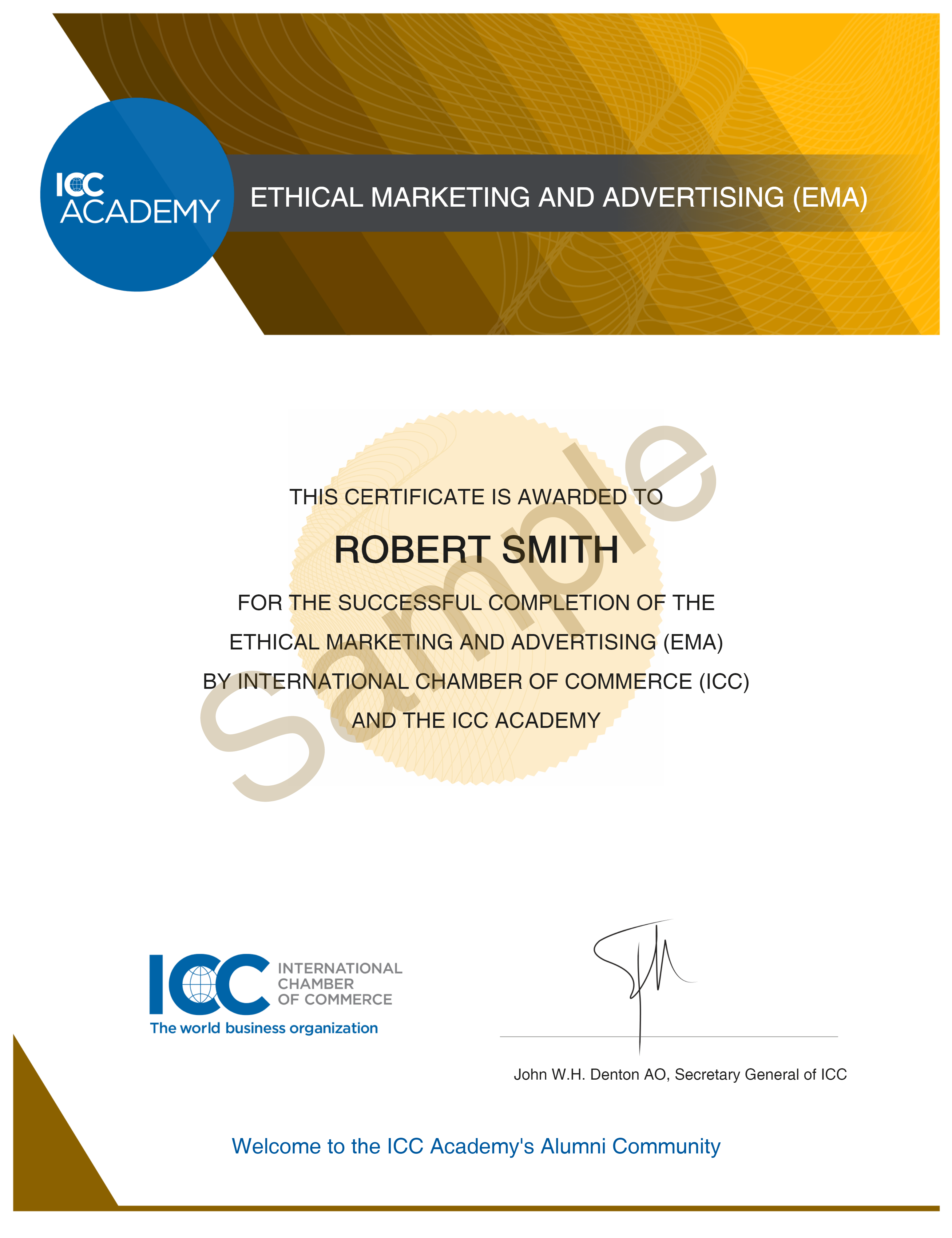 ICC Code for Ethical Marketing & Advertising Course ICC Academy