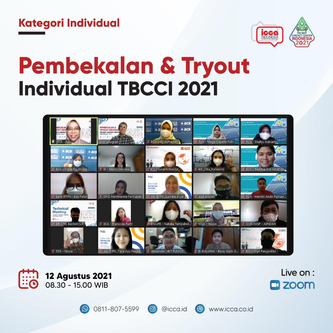 Tryout Individual TBCCI 2021 Kategori Digital &amp; Customer Service