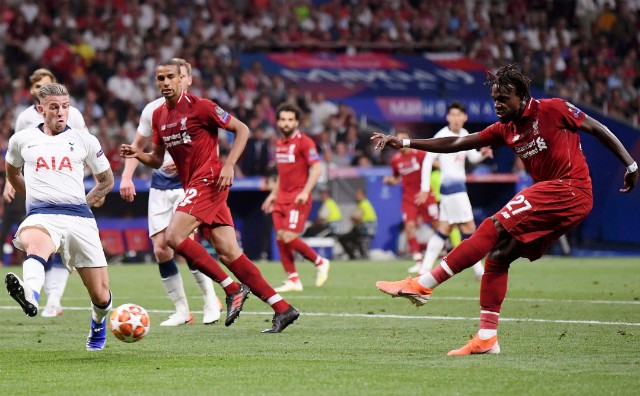 Liverpool possession in Champions League final win vs Spurs