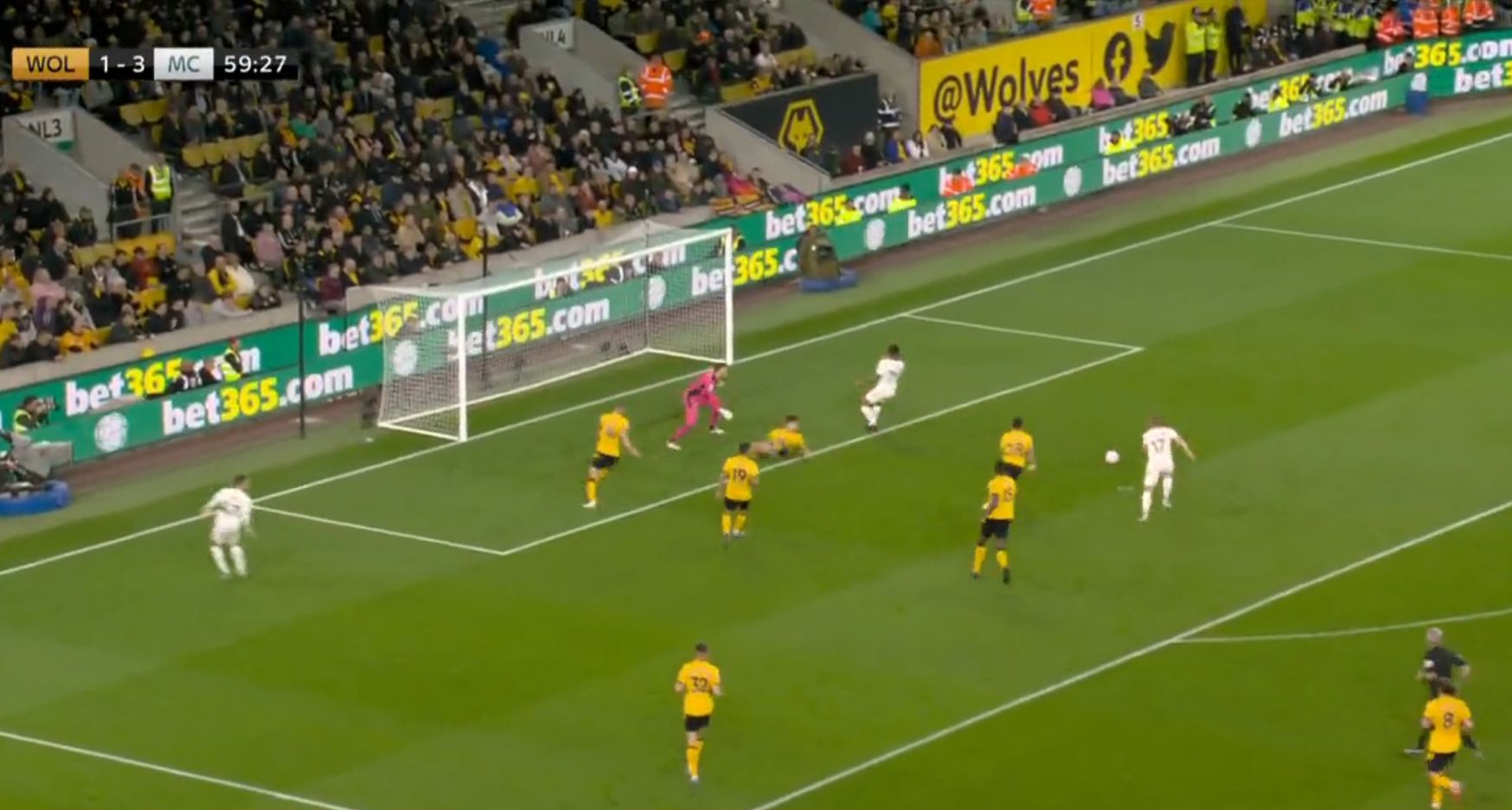 Video De Bruyne amazingly scores a fourth goal vs Wolves