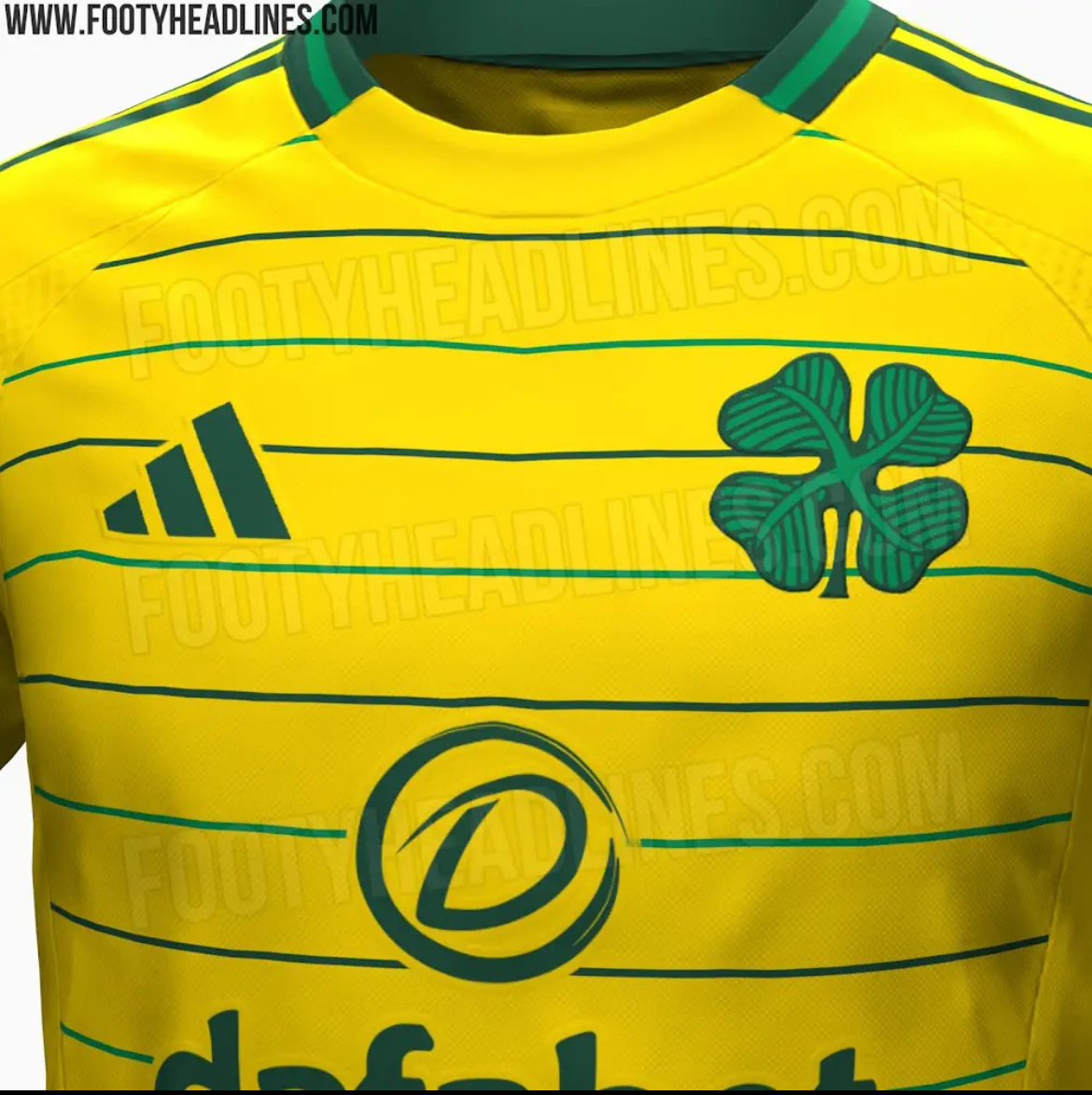 Footy Headlines leak Celtic away shirt for new season - Celtic Shorts