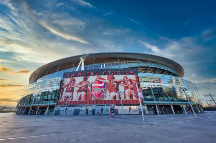 Stadium arsenal emirates football view home club aerial alamy How to cook oats