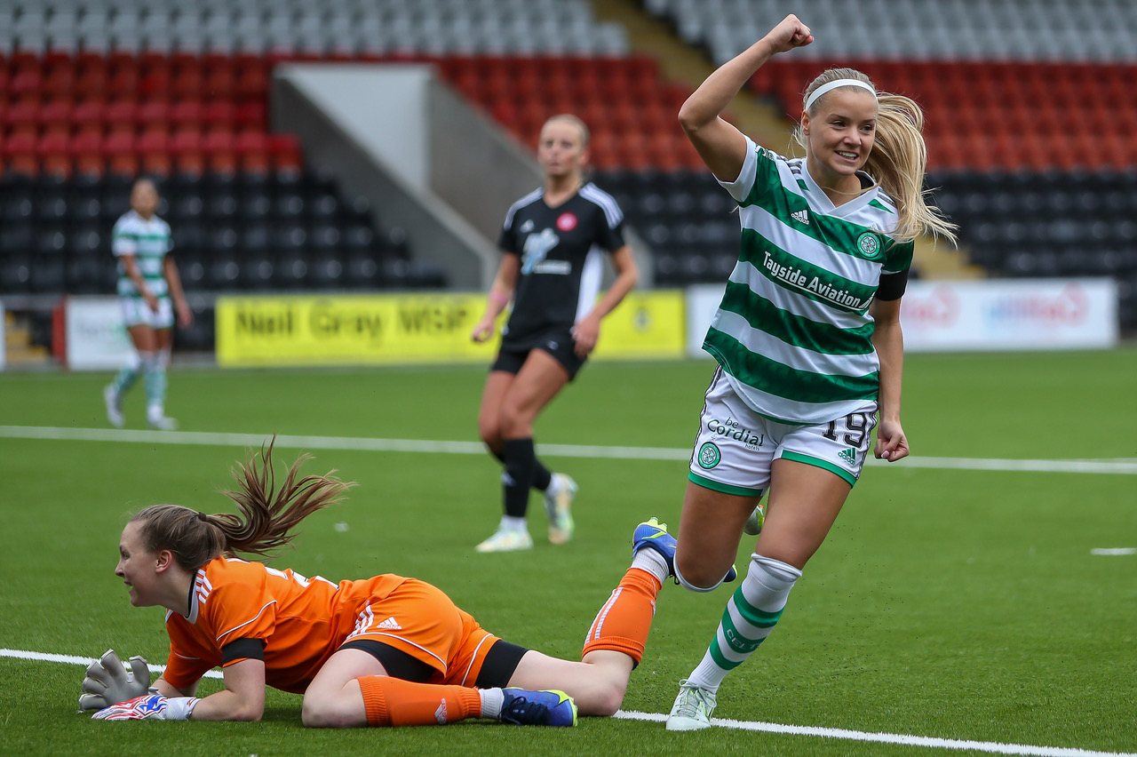 Celtic FC Women 60 Hamilton Accies Jacynta double, new ghirls open