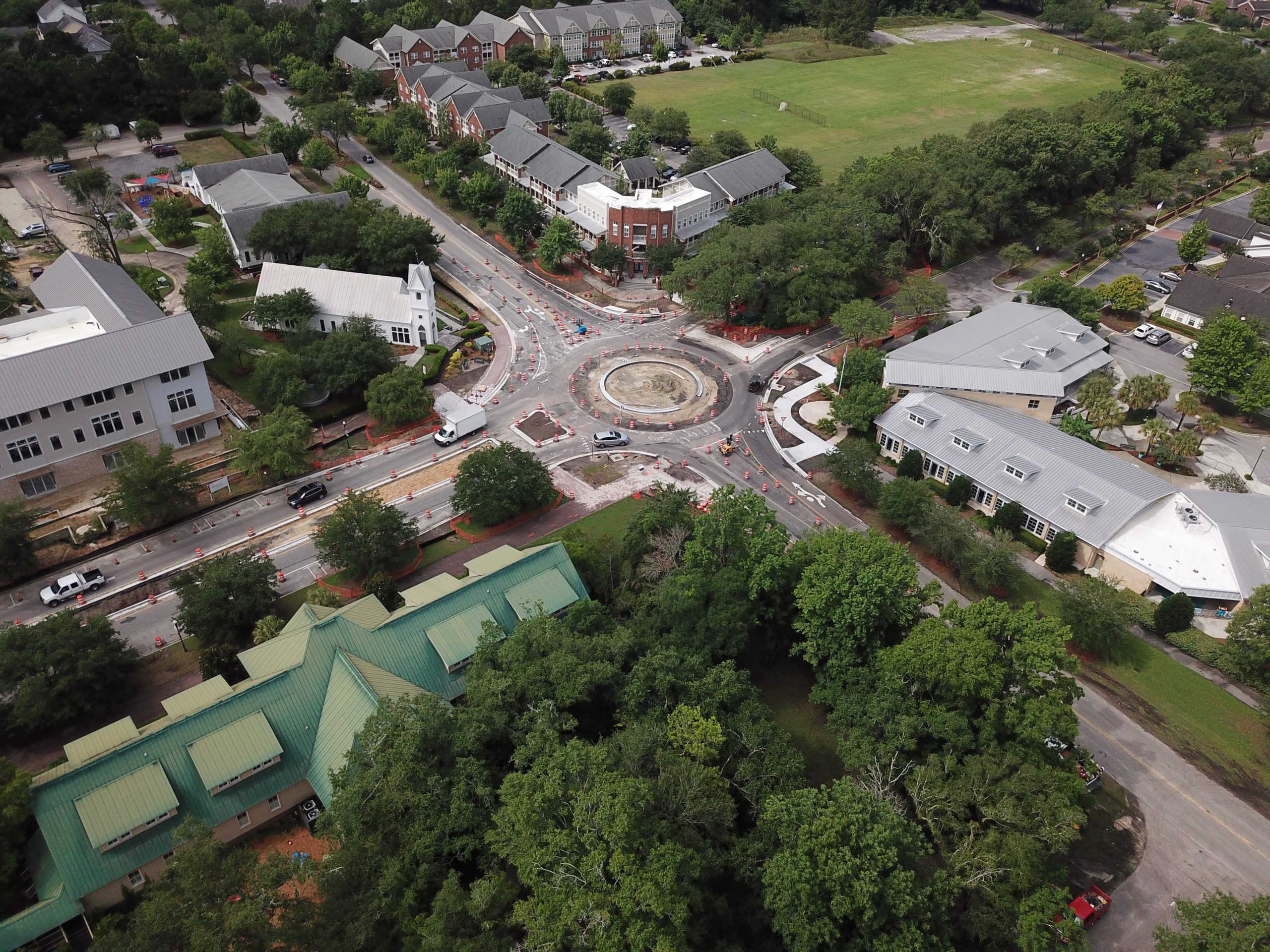 Daniel Island Drive at Seven Farms Drive Roundabout Berkeley County