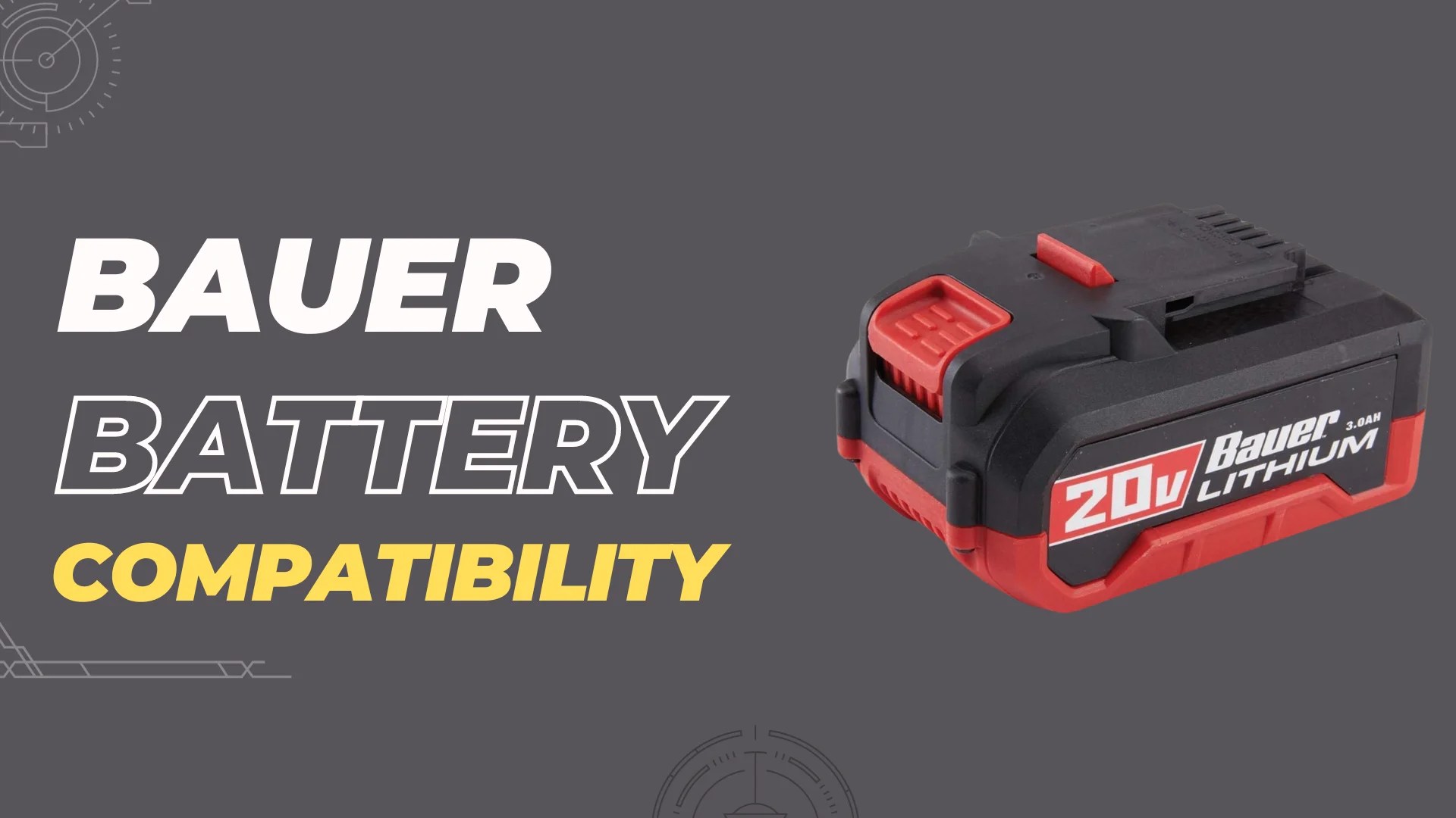 Bauer Battery Compatibility Chart Cross with Dewalt Ice Age Tools