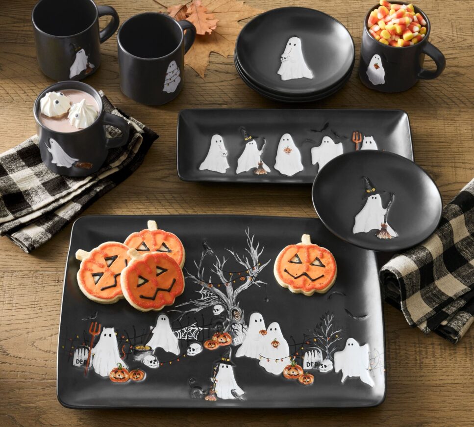Ghost Serving Plates from Pottery Barn