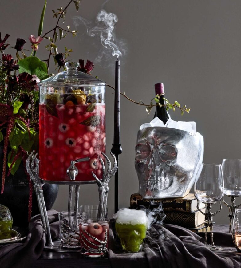 Pottery Barn Halloween Decor Skeleton Party