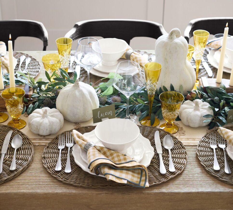 Neutral Fall Tablescape