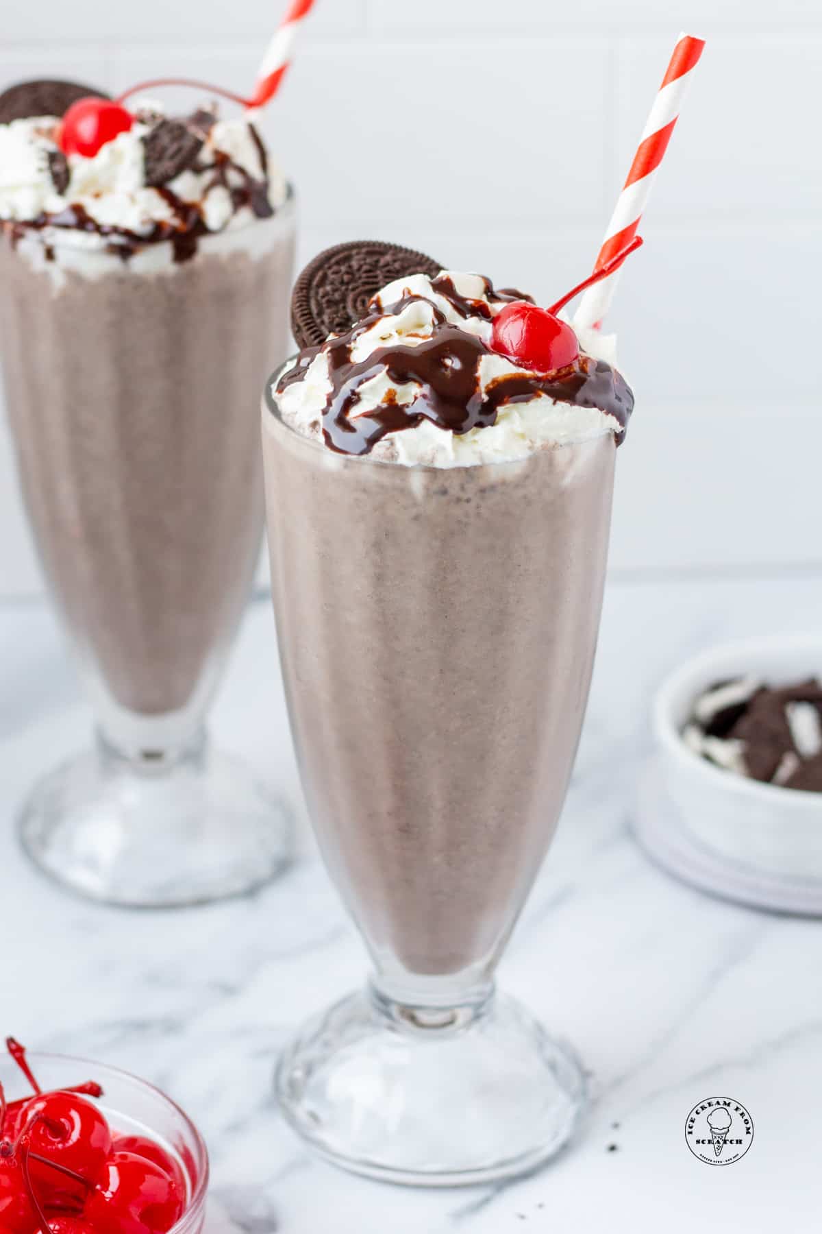 Oreo Milkshake Ice Cream From Scratch