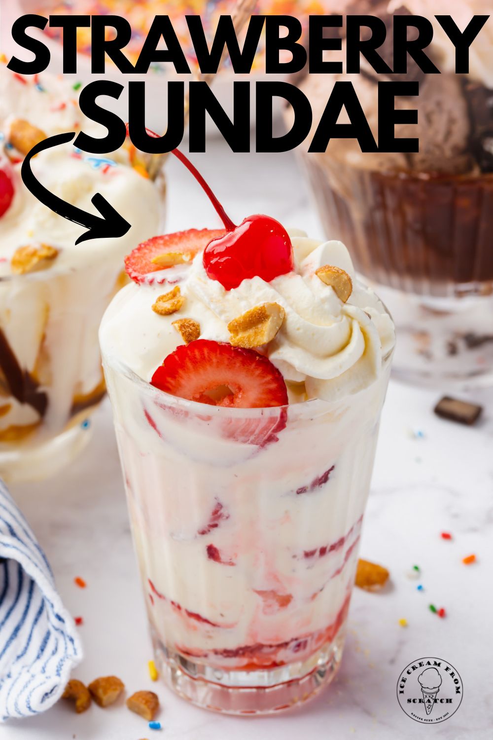 Easy Strawberry Sundae Recipe Ice Cream From Scratch