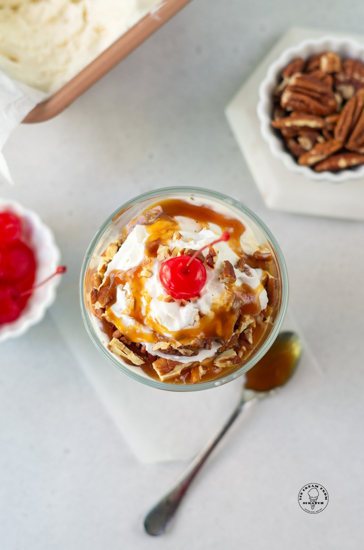 Homemade Turtle Sundae Recipe Easy Ice Cream Sundae! Ice Cream From