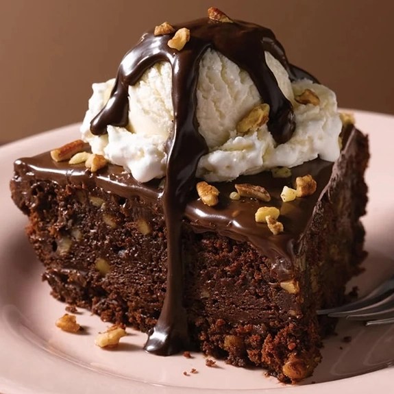 Brownie a la Mode A Decadent Dessert Delight