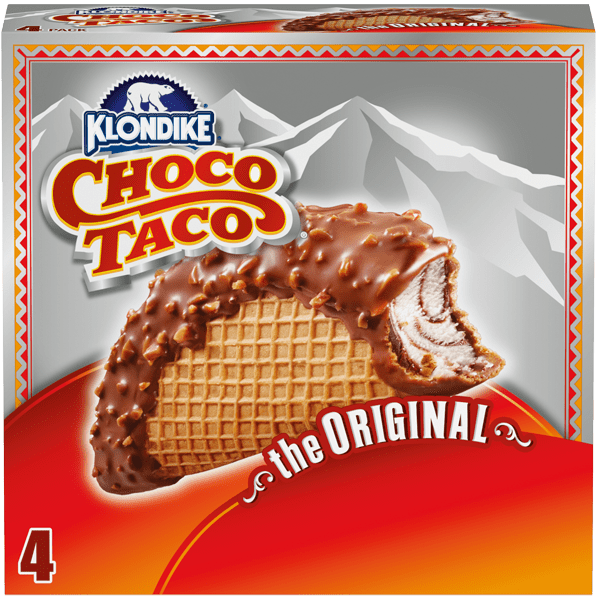 Klondike Choco Taco 64PK Sweetheart Ice Cream