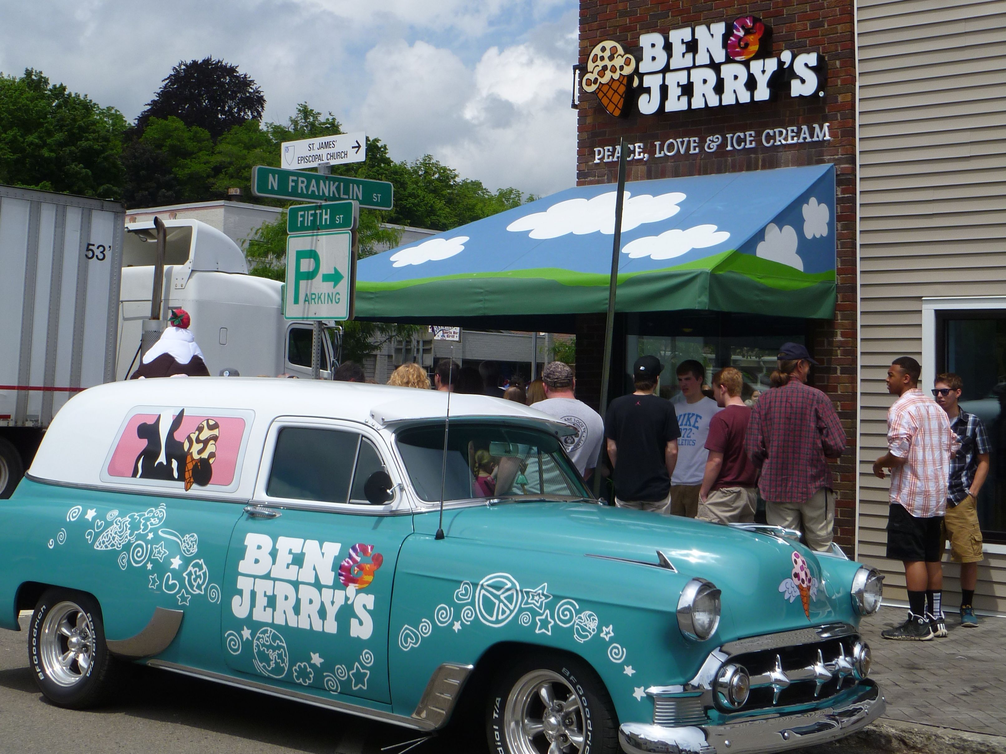 Ben & Jerry’s Opening in Watkins Glen, NY Ice Cream Social