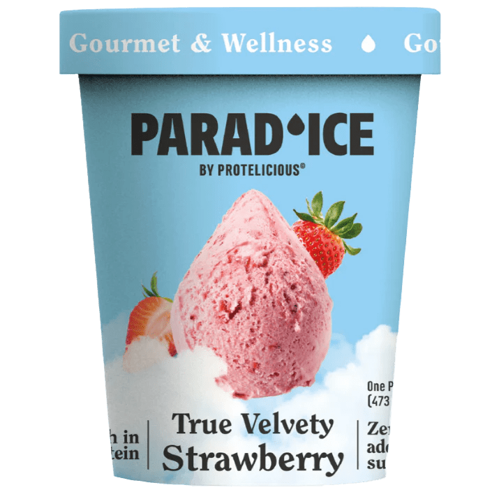 Parad'ice, True Velvety Strawberry (Pint) icecreamsource