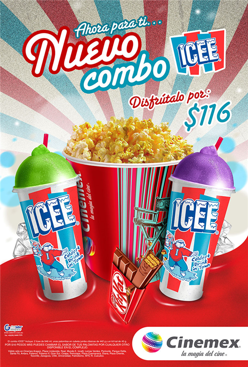 COMBO ICEE 24 OZ ICEE DE MEXICO, S.A. DE C.V.