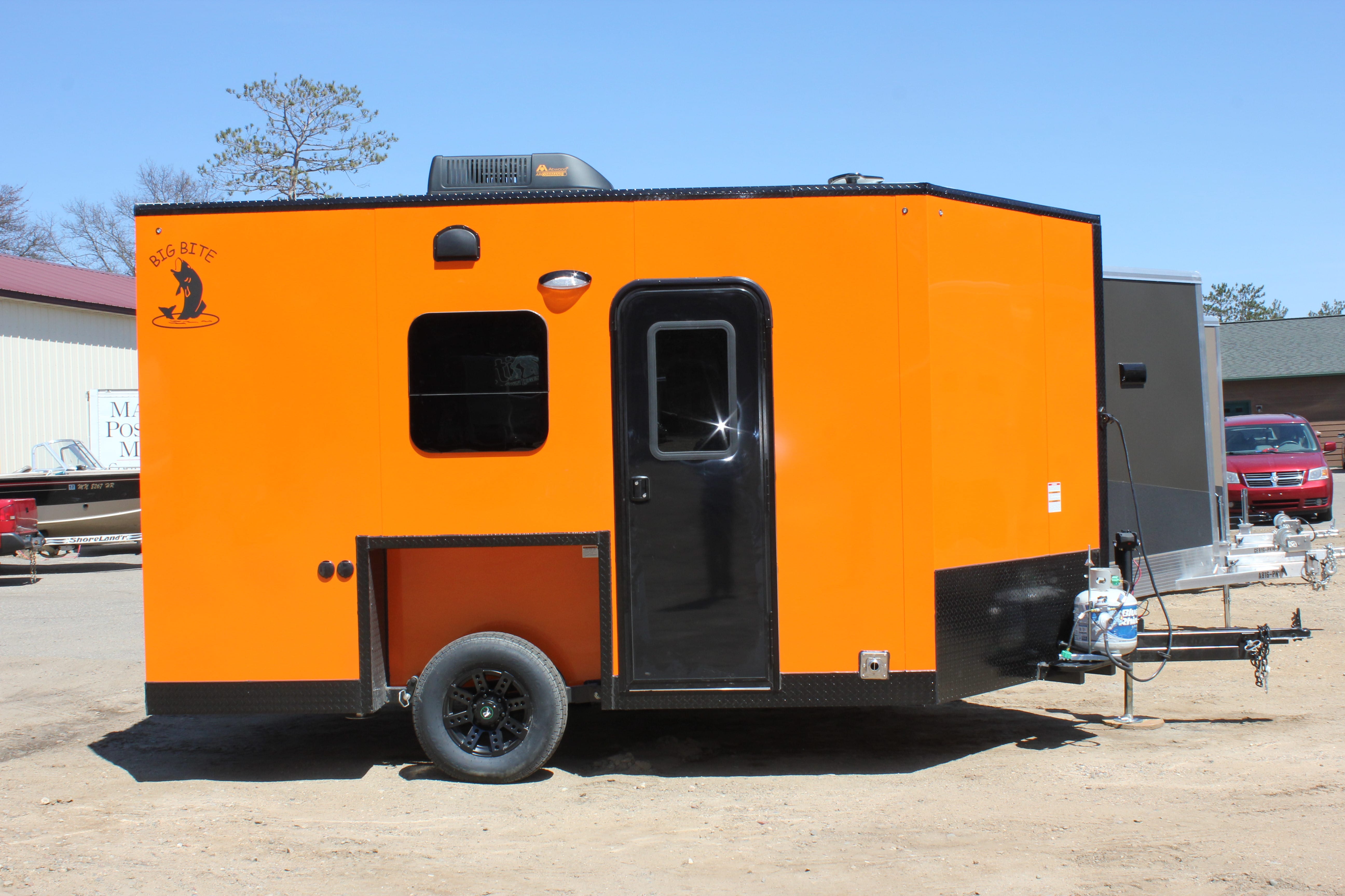 8â€™x12â€² Big Bite Fish House designed for serious and casual fisherman!