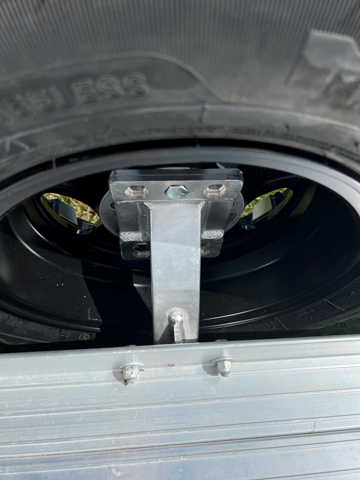 Bear Track Spare Tire Side Rail Moun