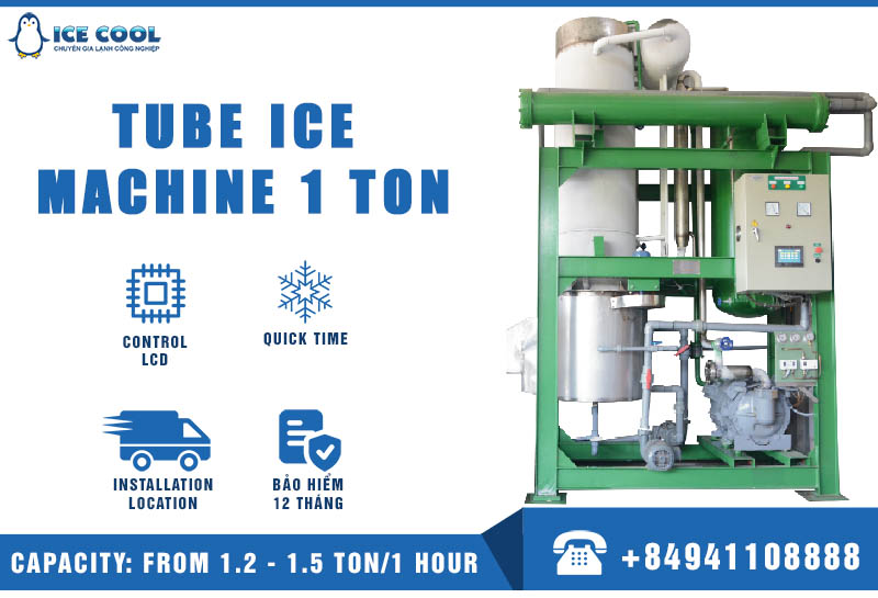 Tube Ice Machine 1 Ton Tube Ice Machine 2024