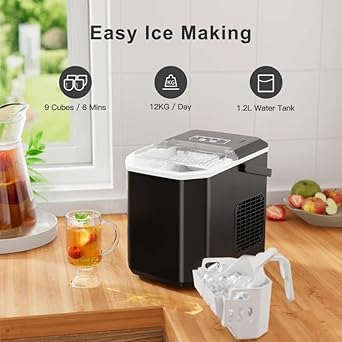 Ice maker store-Ice Maker Countertop- Portable Ice Machine with Carry
