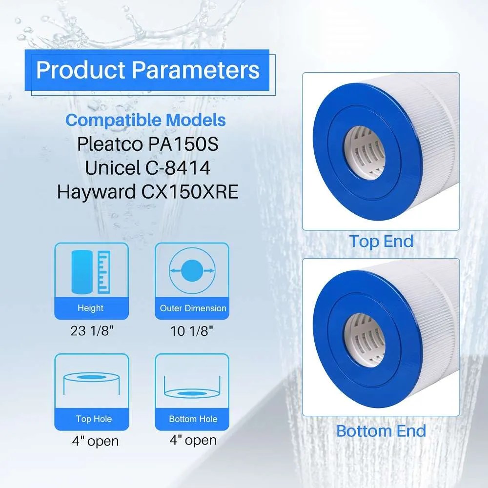 POOLPURE PA150S Pool Filter Replaces Hayward CX150XRE C150S 150 sq.ft