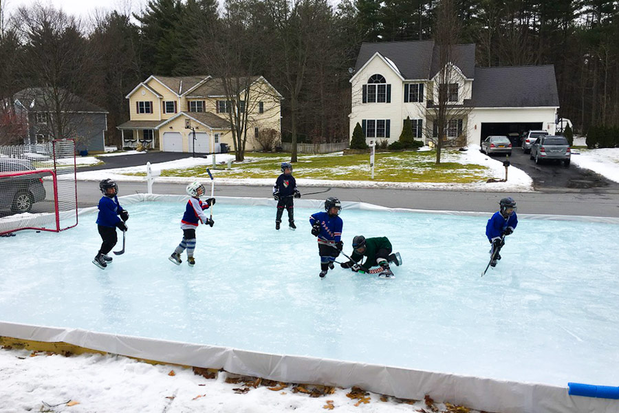 Plywood Rinks Ice Rink Fun