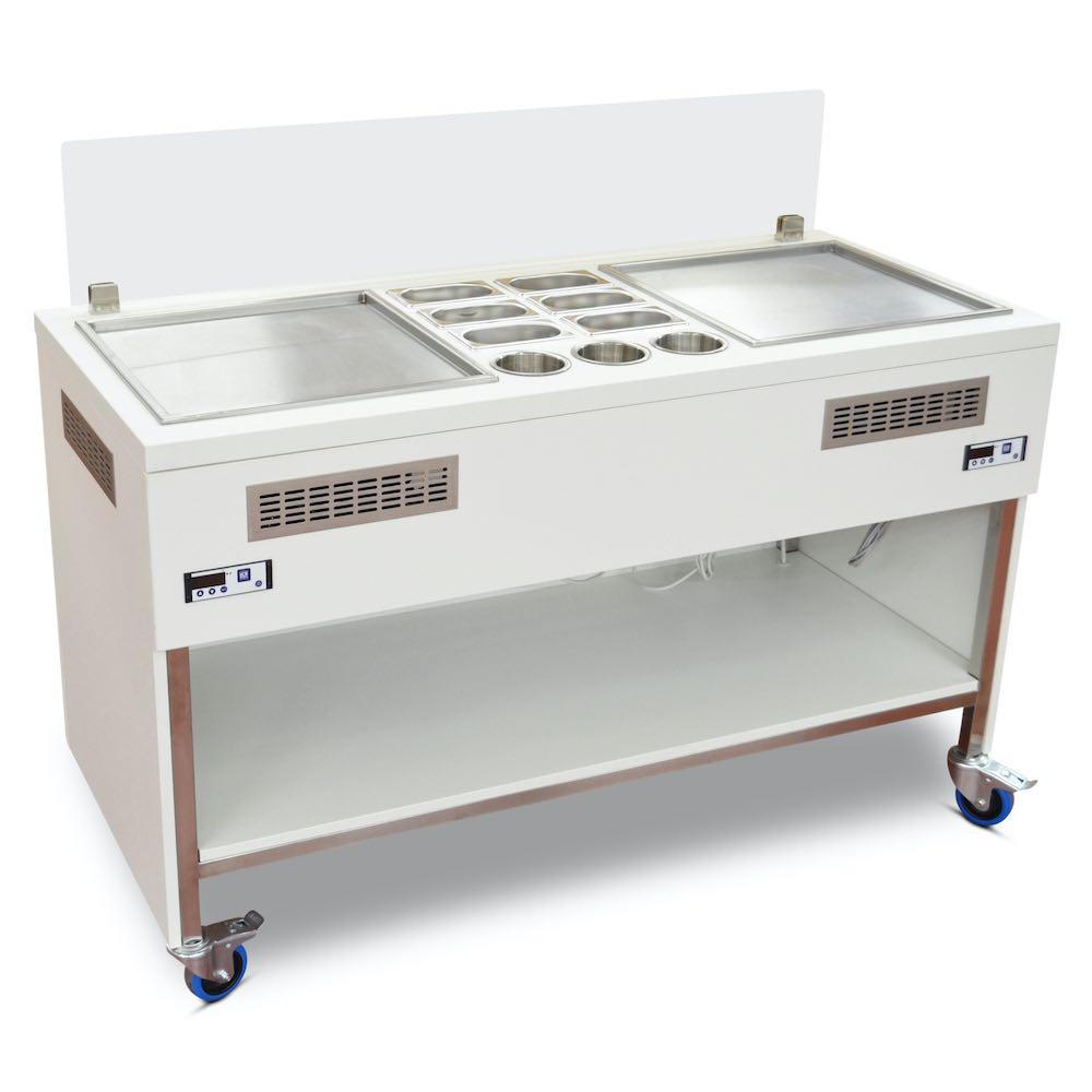 Ice Roll Machines and Ice Cream Cart Bundle • Ice Roll Pro
