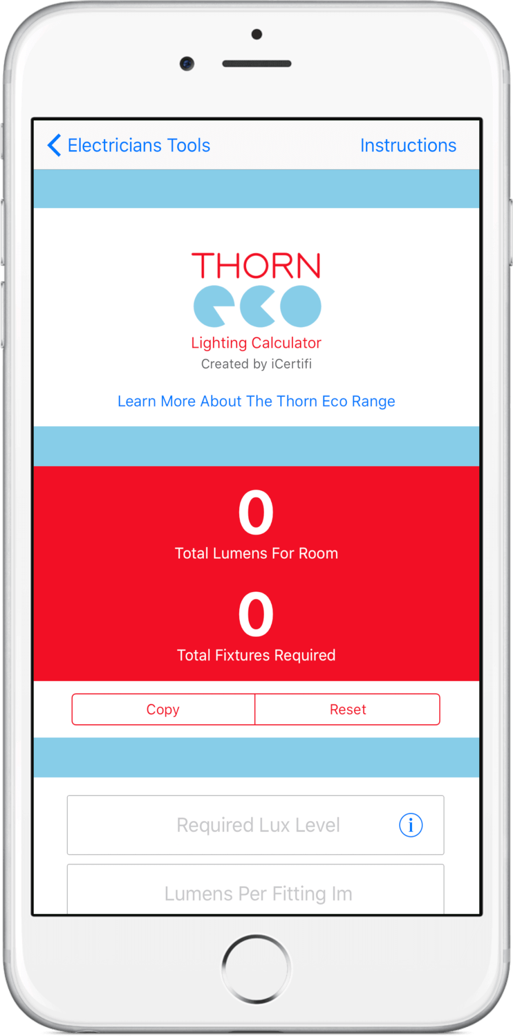 Lighting Calculator now built into iCertifi iCertifi