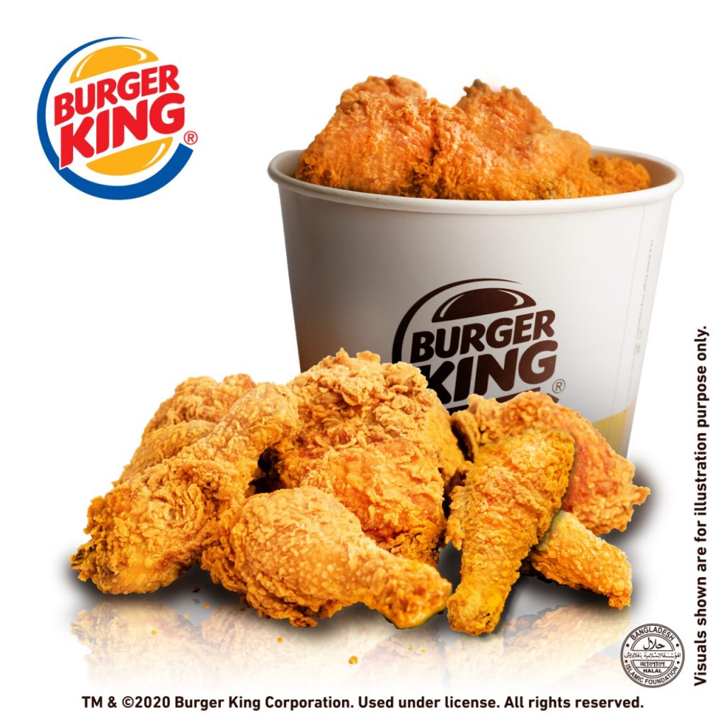 The king of fried chicken at Burger King