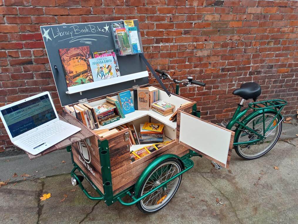 The Book Bike Mobile Libraries and Information Kiosks
